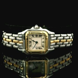 CARTIER PANTERA 18K/SS SINGLE ROW