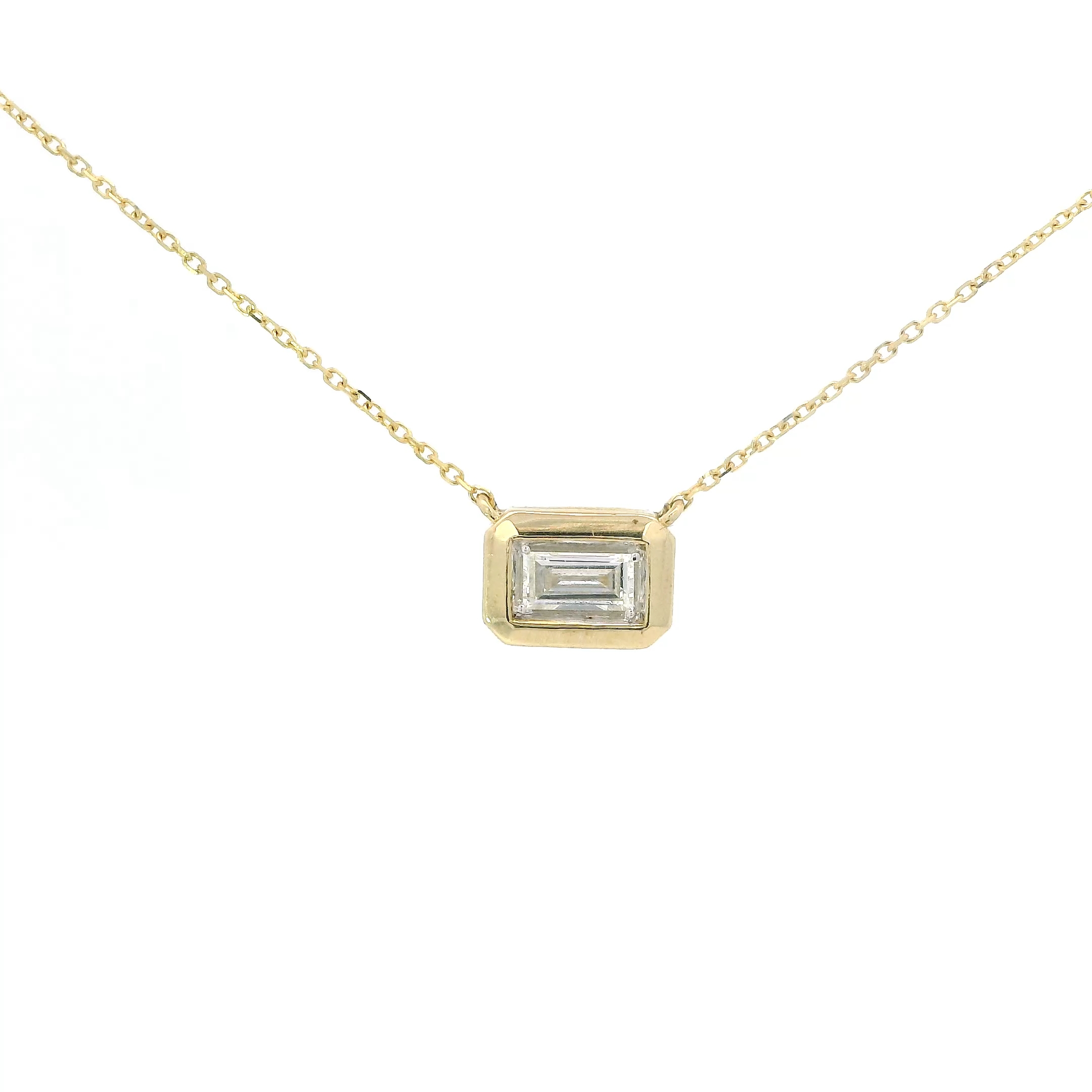 14K YELLOW GOLD NATURAL DIAMOND CENTERPIECE NECKLACE 0.25TCW
