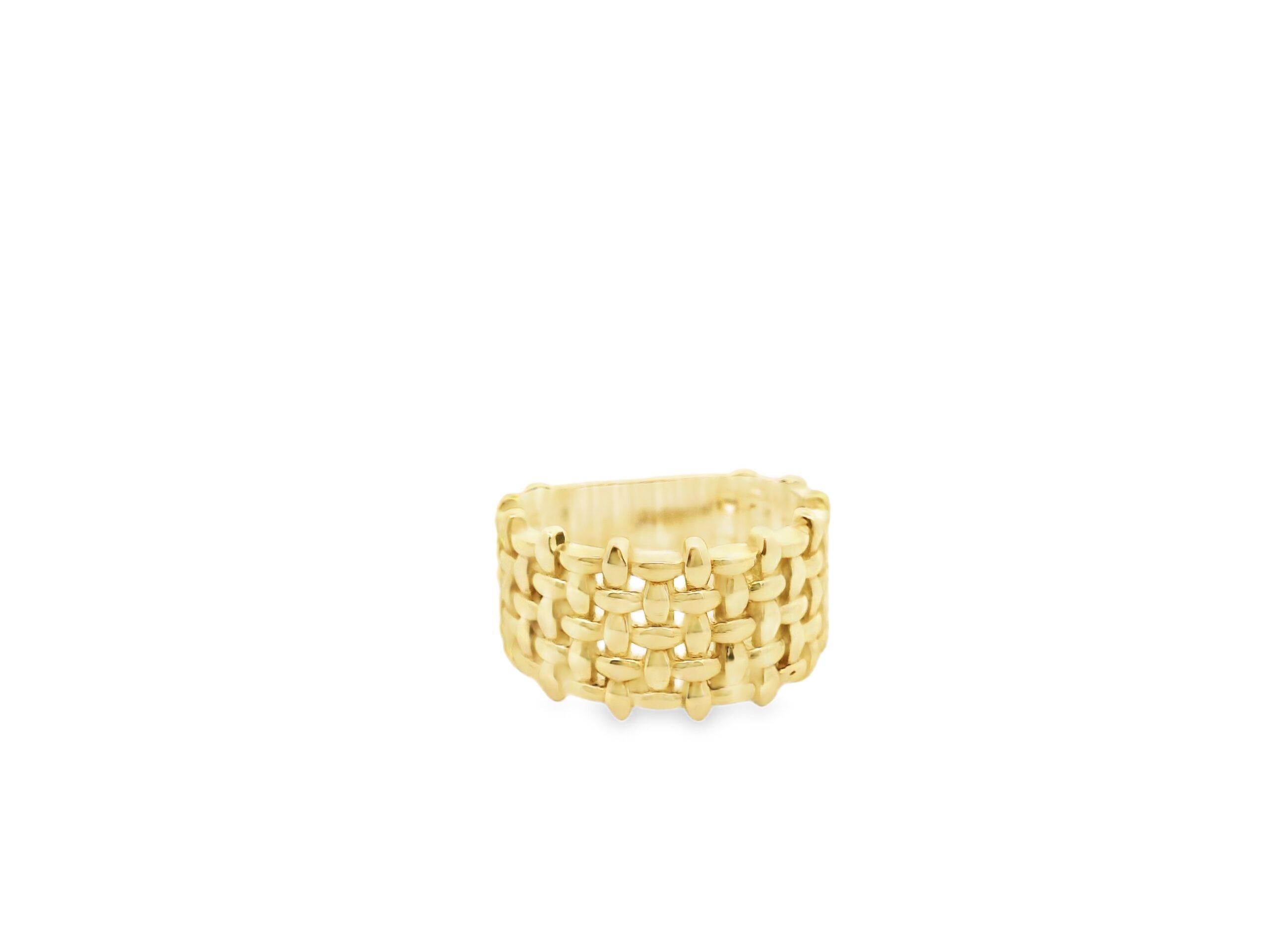 10K YELLOW GOLD BAND RING - Image 3