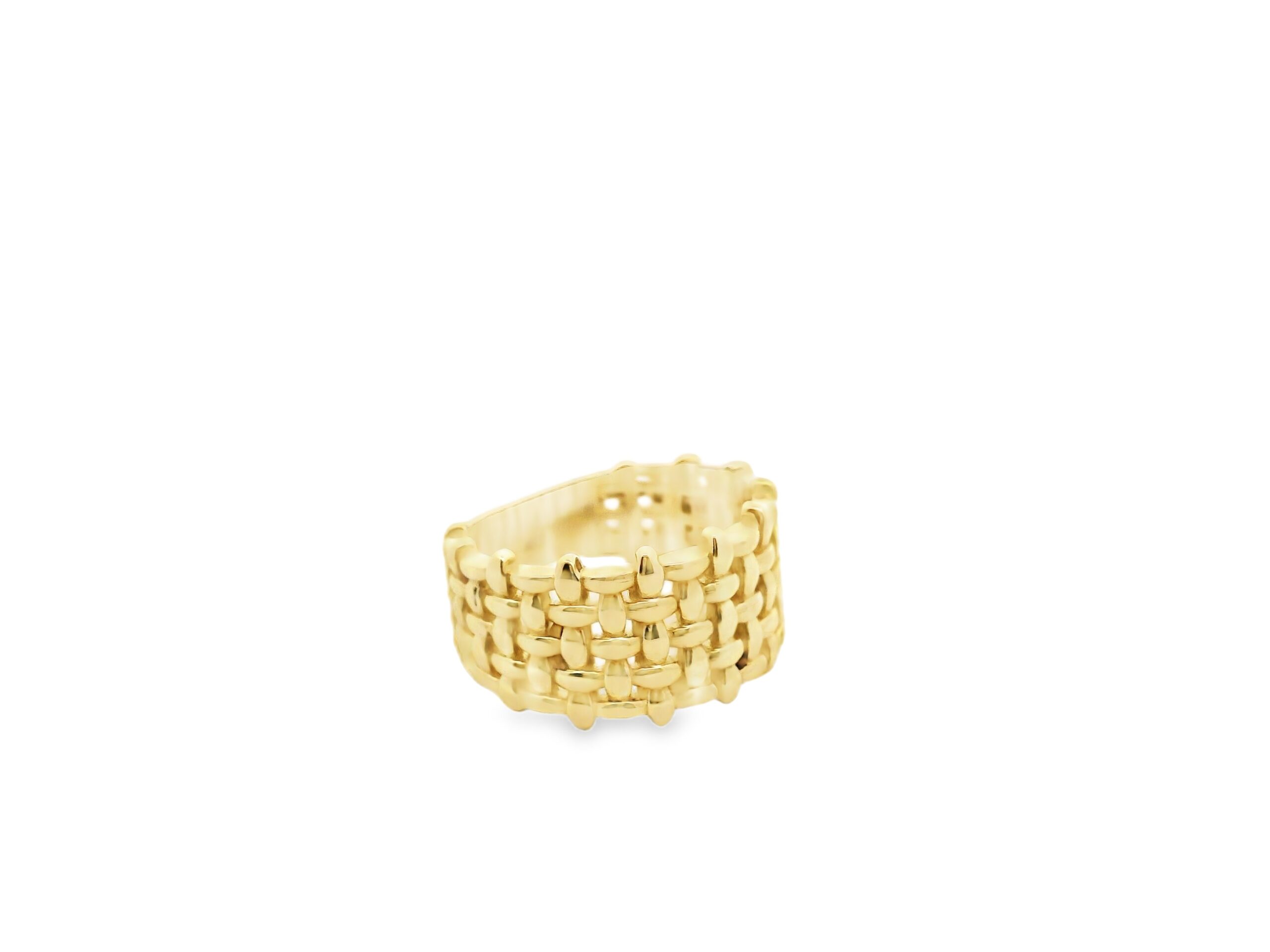 10K YELLOW GOLD BAND RING
