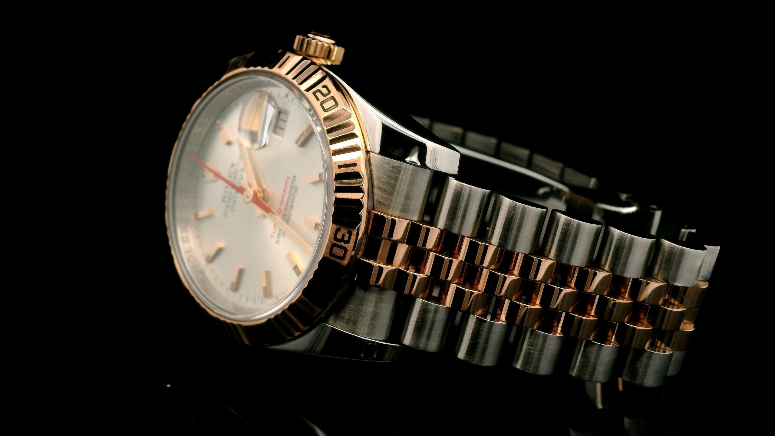 36mm Rolex Turn-o-graph Datejust 18k Rosegold/ Stainless steel 116261 - Image 3
