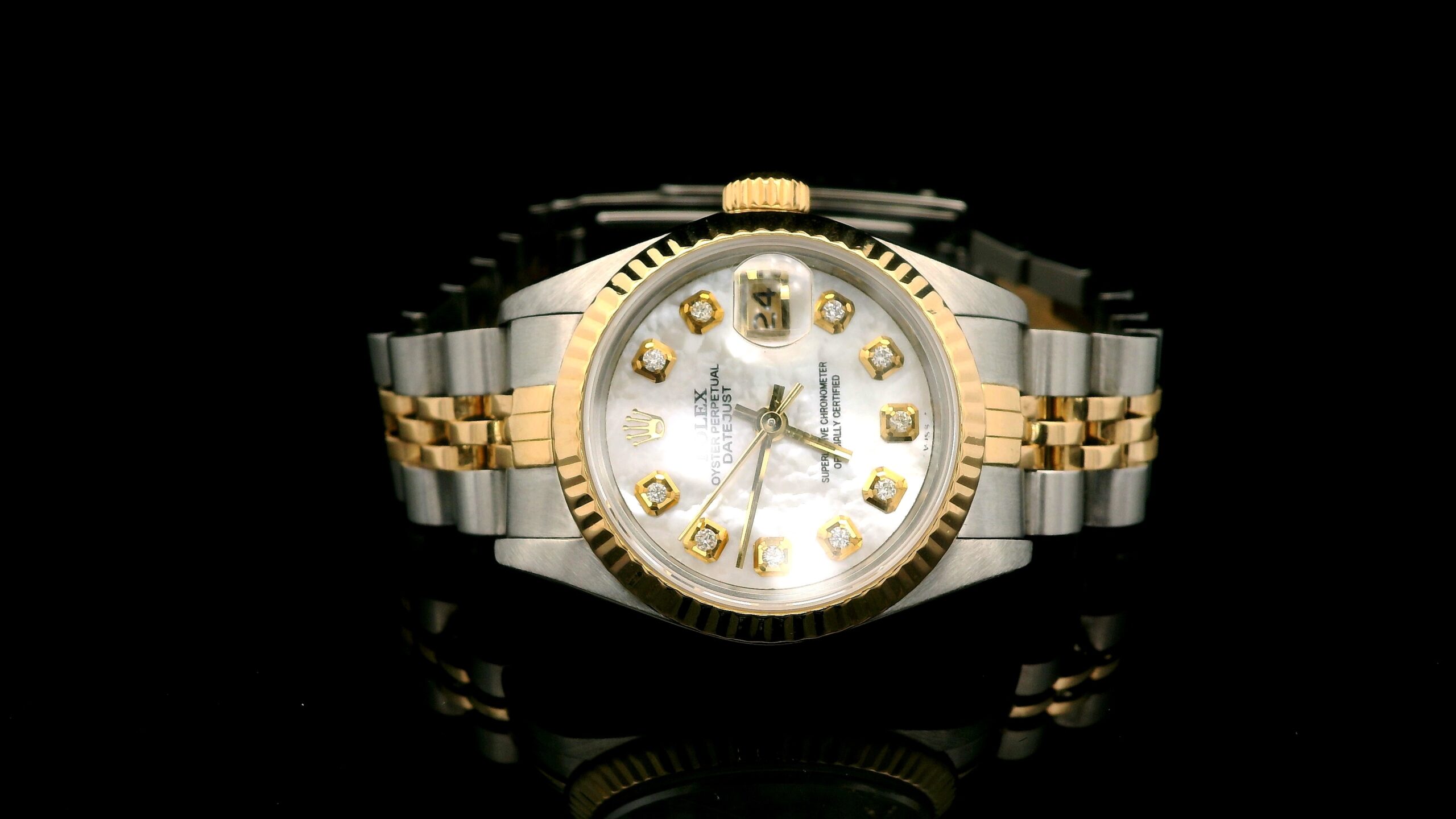 26 MM ROLEX DATEJUST 18K/SS 69173 - Image 4