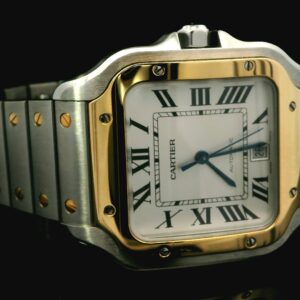 42MM SANTOS DE CARTIER 18K/SS
